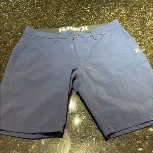New. Blue Hurley shorts. 32